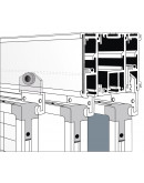 Доска информационная для булавок односторонняя 1500x1200 серая Magnetoplan System-Pinboard Felt-Gray (11008B01)