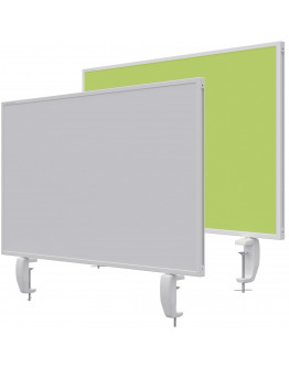 Доска настольный экран 800x500 комбинированная зеленая Magnetoplan Table Partition VarioPin Felt-Green (1108005)