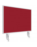 Доска настольный экран 800x500 комбинированная красная Magnetoplan Table Partition VarioPin Felt-Red (1108006)