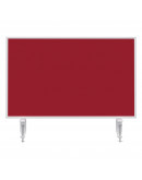 Дошка настільний екран 800x500 комбінована червона Magnetoplan Table Partition VarioPin Felt-Red (1108006)