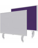 Доска настольный экран 800x500 комбинированная фиолетовая Magnetoplan Table Partition VarioPin Felt-Violet (1108011)
