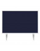 Дошка настільний екран 800x500 комбінована синя Magnetoplan Table Partition VarioPin Felt-Blue (1108014)
