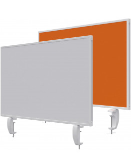 Доска настольный экран 800x500 комбинированная оранжевая Magnetoplan Table Partition VarioPin Felt-Orange (1108044)