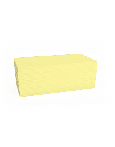 Карточки модерации прямоугольные 200x100 желтые Magnetoplan Rectangle Yellow Set (111151502)