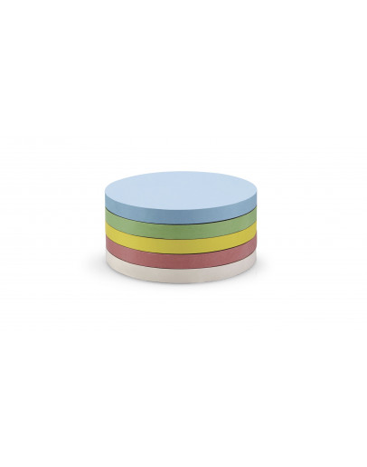 Карточки-самоклейки круглые 95 разноцветные Magnetoplan Round Assorted Set (111151690)
