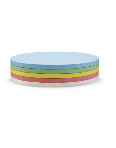 Карточки-самоклейки овальные 190x110 разноцветные Magnetoplan Self-Adhesive Oval Assorted Set (111151990)