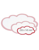 Карточки-облака 230x145 Magnetoplan Seminar Clouds Set (111152002)