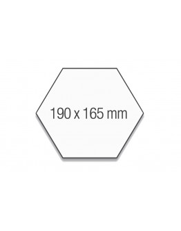 Карточки модерации гексагональные 190x165 разноцветные Magnetoplan Comb Assorted Set (111152310)