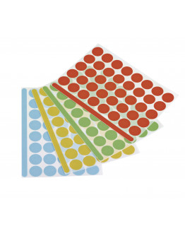 Точки-стикеры разноцветные Magnetoplan Adhesive Round Points Assorted Set (1111526)