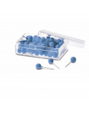 Булавки-бусины 19 синие Magnetoplan Pins Ball Blue Set (111165003)