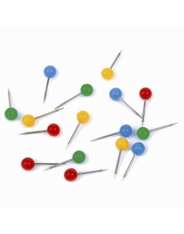 Булавки-бусины 19 красные Magnetoplan Pins Ball Red Set (111165006)