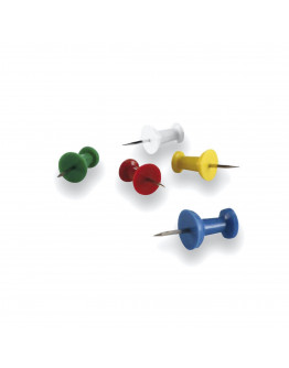 Булавки-гвоздики 23 разноцветные Magnetoplan Pins Memo-holder Assorted Set (111165110)