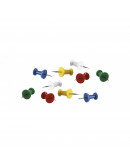 Булавки-гвоздики 23 разноцветные Magnetoplan Pins Memo-holder Assorted Set (111165410)