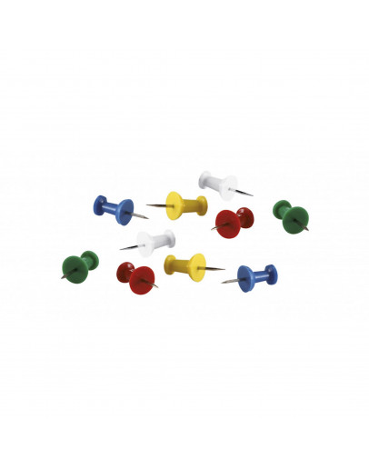 Булавки-гвоздики 23 разноцветные Magnetoplan Pins Memo-holder Assorted Set (111165410)