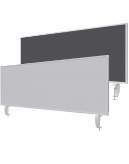 Доска настольный экран 1600x500 комбинированная серая Magnetoplan Table Partition VarioPin Felt-Gray (1116001)