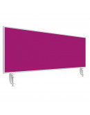 Доска настольный экран 1600x500 комбинированная пурпурная Magnetoplan Table Partition VarioPin Felt-Magenta (1116018)
