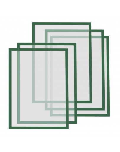 Рамки магнитные A4 зеленые Magnetofix Frame Green Set (1130305)