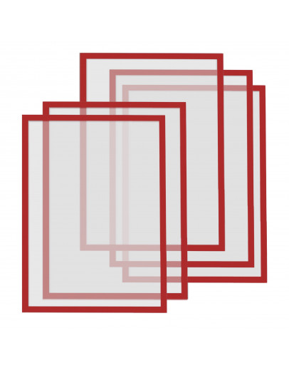 Рамки магнитные A4 красные Magnetoplan Magnetofix Frame Red Set (1130306)