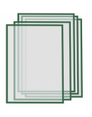 Рамки магнитные A3 зеленые Magnetofix Frame Green Set (1130405)