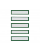 Рамки заголовков магнитные A5/A4 зеленые Magnetofix Frame TOPSIGN Green Set (1131705)
