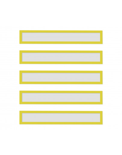 Рамки заголовков магнитные A4/A3 желтые Magnetoplan Magnetofix Frame TOPSIGN Yellow Set (1131802)
