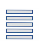 Рамки заголовков магнитные A4/A3 синие Magnetoplan Magnetofix Frame TOPSIGN Blue Set (1131803)