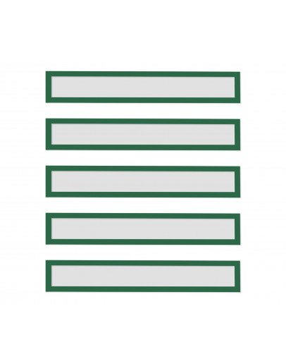 Рамки заголовков магнитные A4/A3 зеленые Magnetofix Frame TOPSIGN Green Set (1131805)