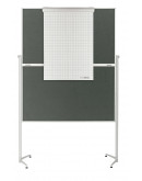 Доска модерационная мобильная складная 1200x1500 серая Magnetoplan Design-Seminarboard Evolution+ Mobile Folding Felt-Gray (1151301)
