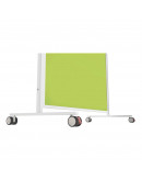 Доска модерационная мобильная 1000x1800 зеленая, каркас белый Magnetoplan Design-Seminarboard VarioPin Mobile Felt-Green WhiteEdition (1181105)