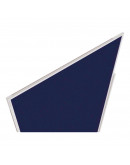 Доска модерационная мобильная 1000x1800 синяя, каркас белый Magnetoplan Design-Seminarboard VarioPin Mobile Felt-Blue WhiteEdition (1181114)