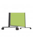 Доска модерационная мобильная 1000x1800 зеленая, каркас черный Magnetoplan Design-Seminarboard VarioPin Mobile Felt-Green BlackEdition (1181205)