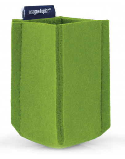 Держатель маркеров магнитный малый из PET-войлока зеленый Magnetoplan magnetoTray SMALL Green (1227605)