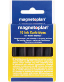 Маркеры универсальные заправляемые Magnetoplan Refillable Marker Black Set (1228512)