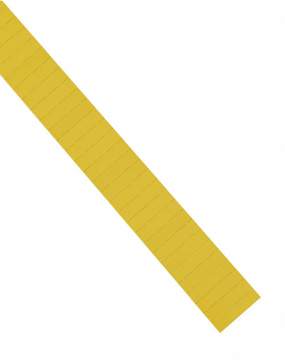 Карточки этикеточные 40x10 желтые Magnetoplan Ferrocard Labels Yellow Set (1284102)