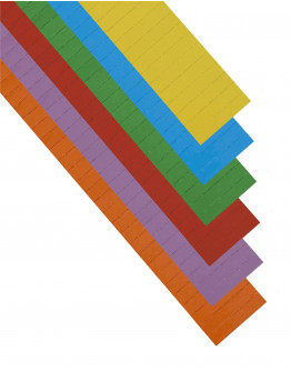 Карточки этикеточные 50x10 разноцветные Magnetoplan Ferrocard Labels Assorted Set (12844)