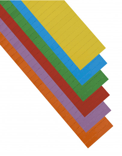 Карточки этикеточные 60x10 разноцветные Magnetoplan Ferrocard Labels Assorted Set (12849)