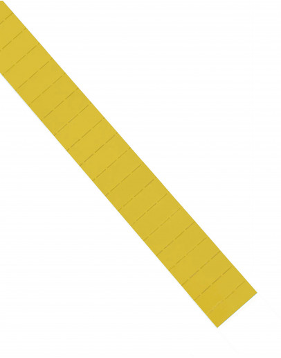 Карточки этикеточные 40x15 желтые Magnetoplan Ferrocard Labels Yellow Set (1286102)