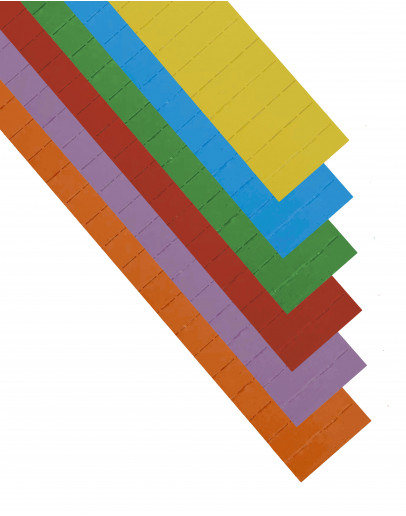 Карточки этикеточные 50x15 разноцветные Magnetoplan Ferrocard Labels Assorted Set (12865)