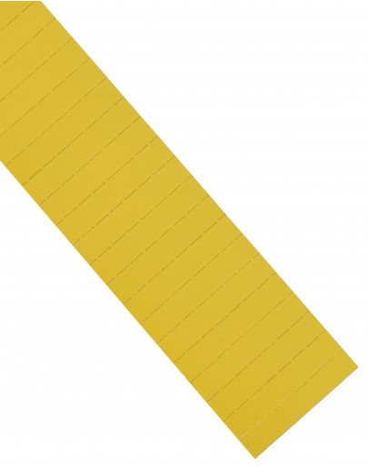 Карточки этикеточные 80x15 желтые Magnetoplan Ferrocard Labels Yellow Set (1286702)
