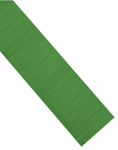 Карточки этикеточные 80x15 зеленые Magnetoplan Ferrocard Labels Green Set (1286705)