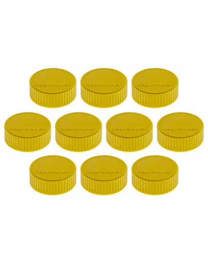 Магниты круглые 34/2 желтые Magnetoplan Discofix Magnum Yellow Set (1660002)