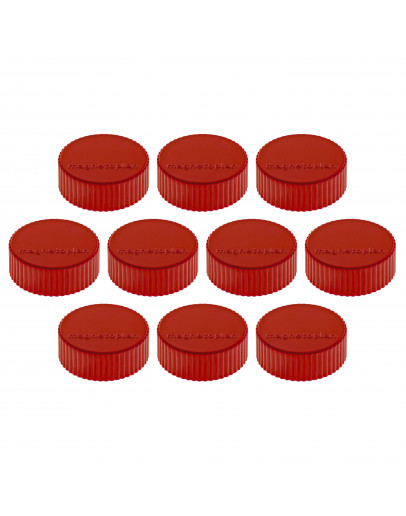 Магниты круглые 34/2 красные Magnetoplan Discofix Magnum Red Set (1660006)