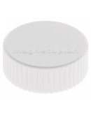Магниты круглые 34/2 блистер белые Magnetoplan Discofix Magnum White Set (16600400)