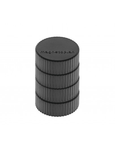 Магниты круглые 34/2 блистер черные Magnetoplan Discofix Magnum Black Set (16600412)
