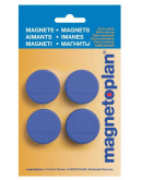 Магниты круглые 34/2 блистер синие Magnetoplan Discofix Magnum Dark-Blue Set (16600414)