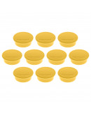 Магниты круглые 40/2.2 желтые Magnetoplan Discofix Color Yellow Set (1662002)