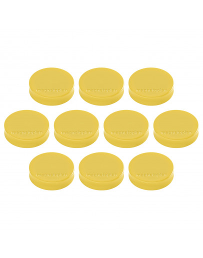 Магниты эргономичные средние 30/0.7 желтые Magnetoplan Ergo Medium Yellow Set (16640102)