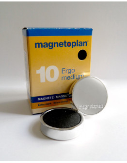 Магниты эргономичные средние 30/0.7 черные Magnetoplan Ergo Medium Black Set (1664012)