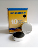 Магниты эргономичные средние 30/0.7 серебристые Magnetoplan Ergo Medium Silver Set (1664032)