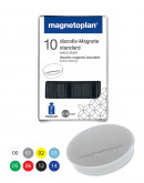Магниты круглые 30/0.7 белые Magnetoplan Discofix Standard White Set (1664200)